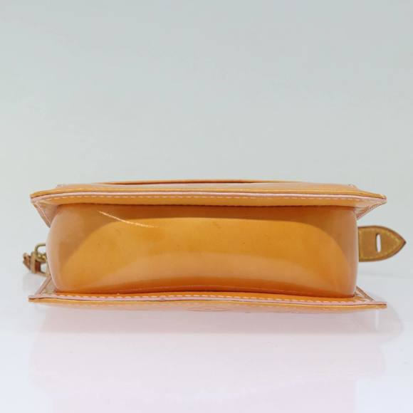 LOUIS VUITTON Monogram Vernis Motto Pouch Marshmallow Pink M91312 LV Auth 84288 - Picture 5 of 16